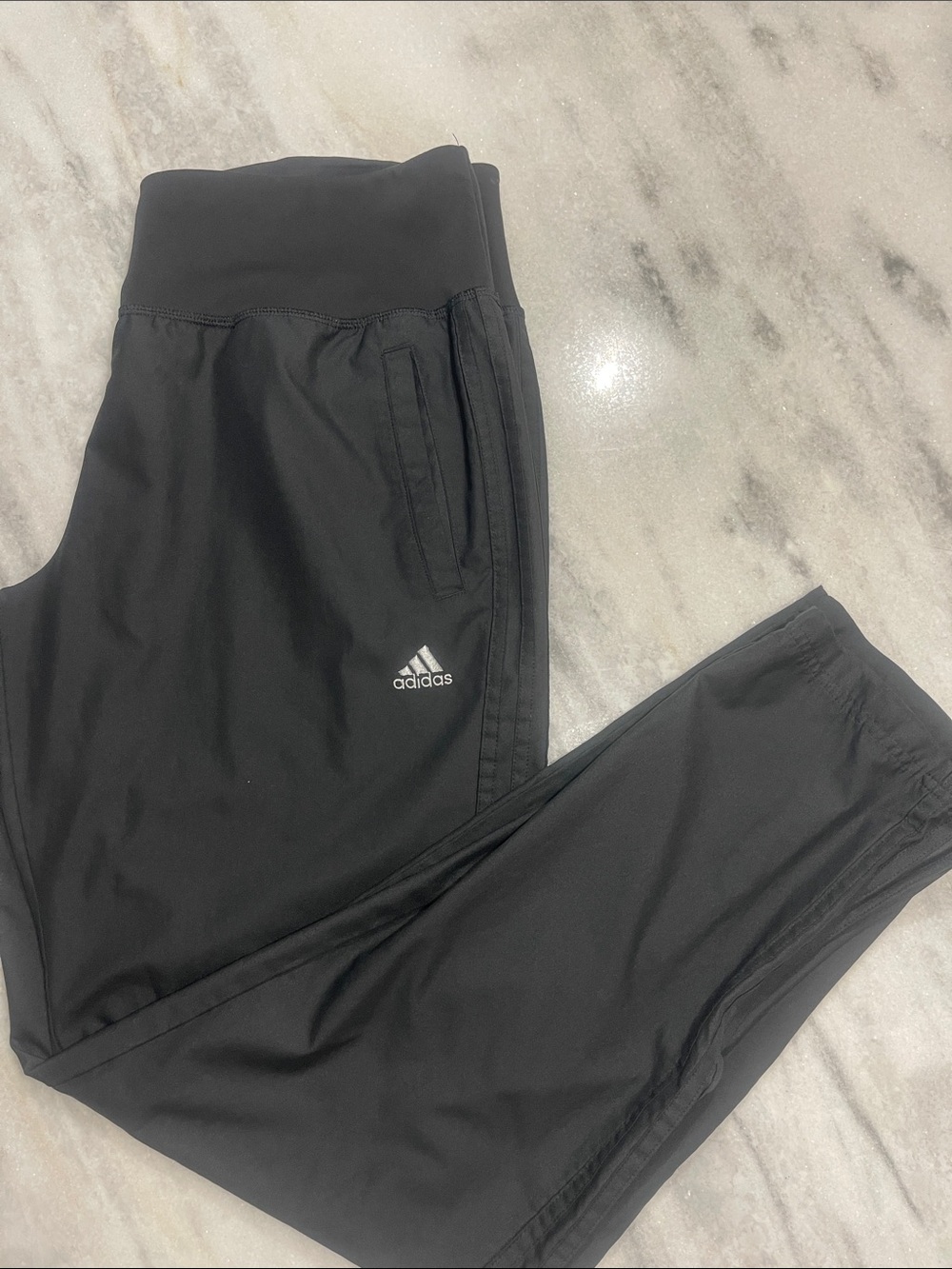 adidas Black Women's Joggers with Contrast Logo